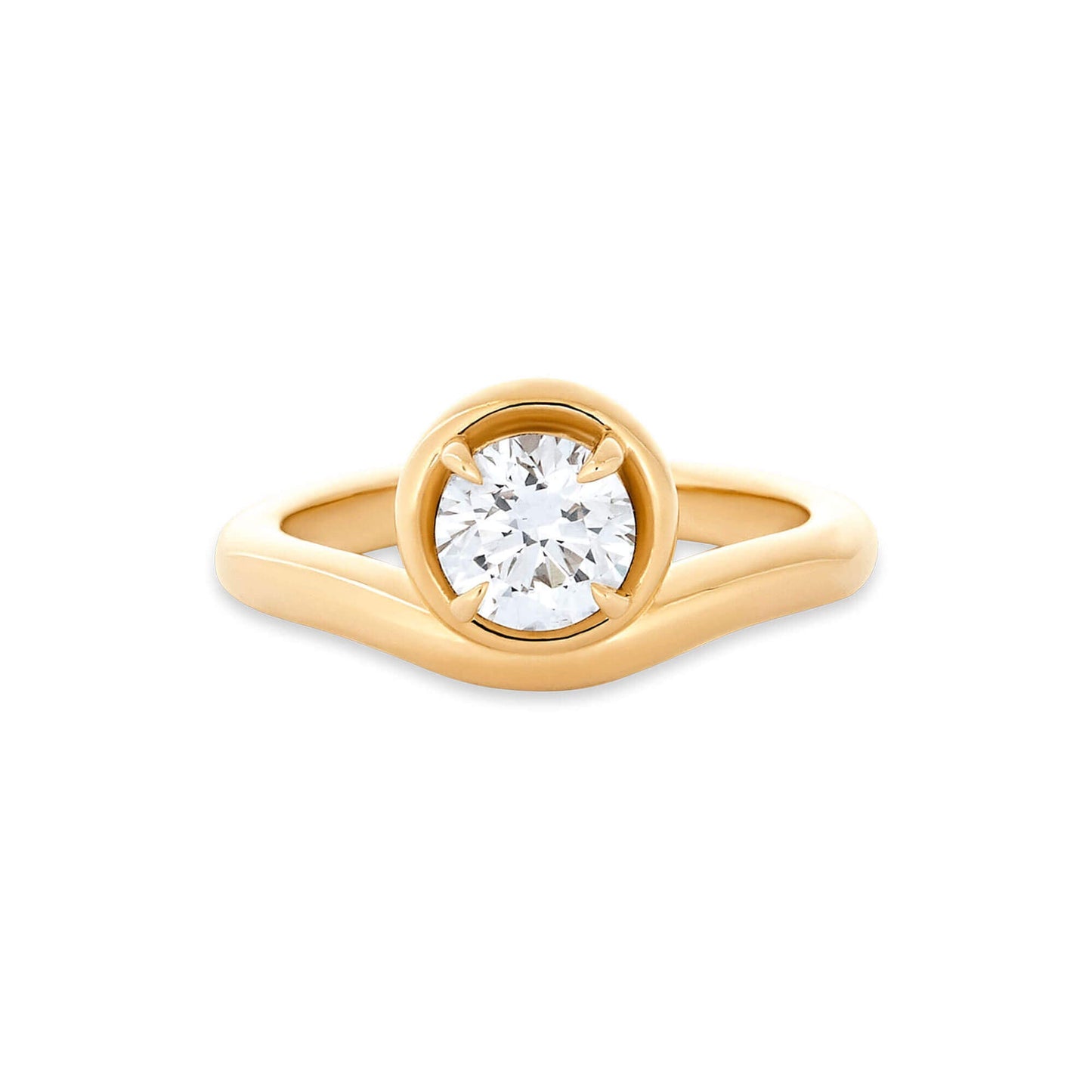 1CTW Lab-Created Diamond Merge Style Ring