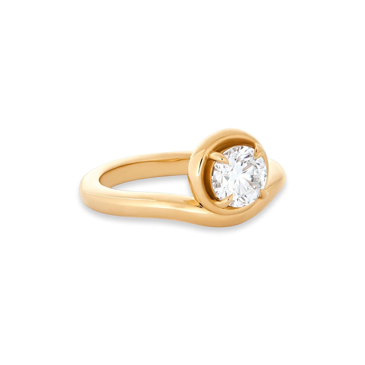 1CTW Lab-Created Diamond Merge Style Ring