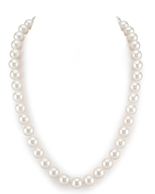 White Freshwater Pearl Necklace with AAA Quality Pearls 1