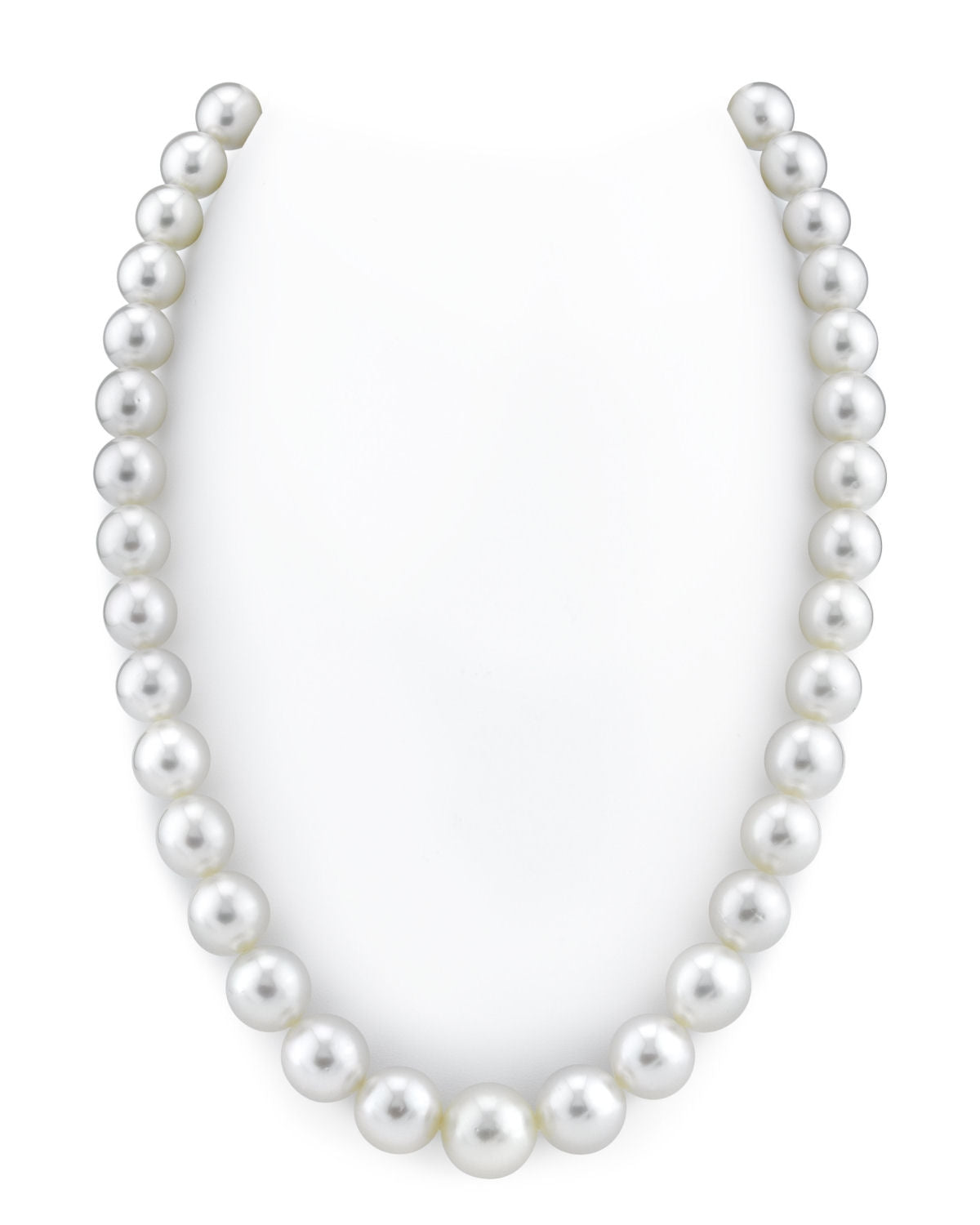 White South Sea Pearl Necklace, 10.0-12.0mm - AAA/GEM Quality