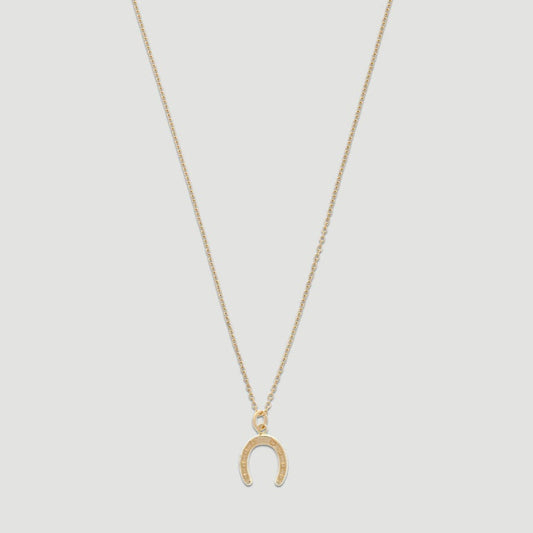 14k Gold Lucky Pendant Necklace