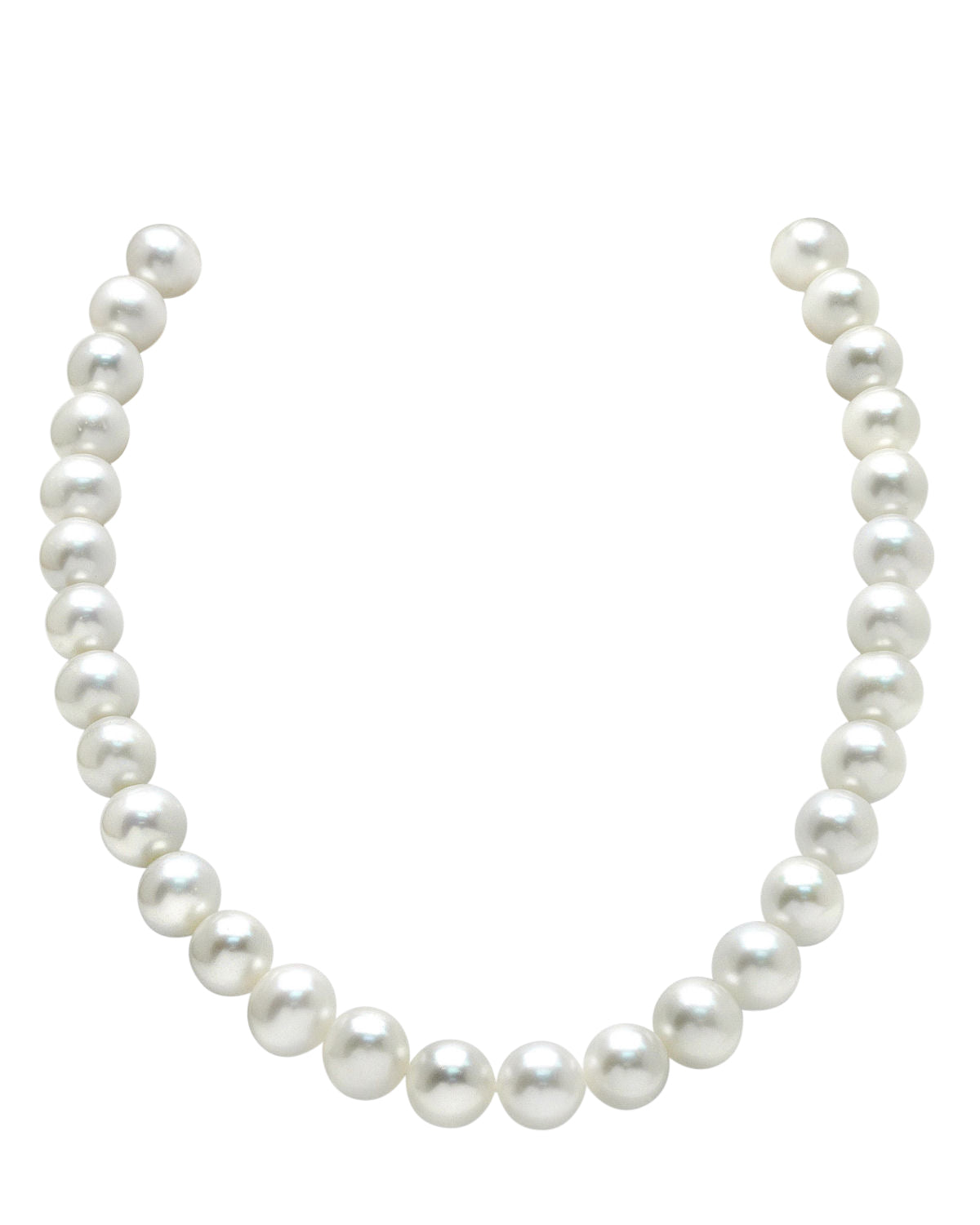 White Freshwater Pearl Necklace in AAAA Quality 4