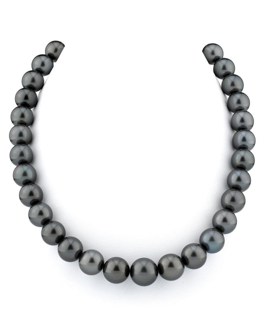 Black Tahitian Pearl Necklace in AAAA Quality 2