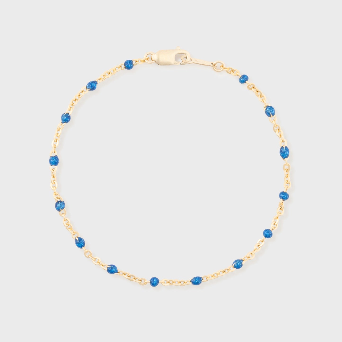 Blue Daisy Beaded Bracelet for Women