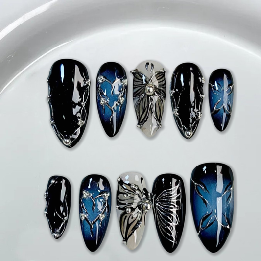 Blue dark butterfly-SSG1103