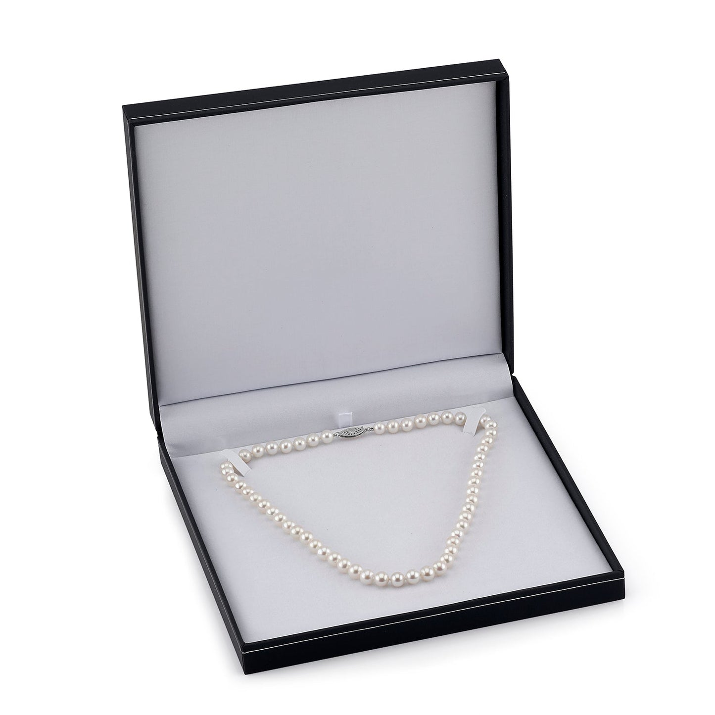 7.0-7.5mm White Freshwater Pearl Necklace - AAAA Quality