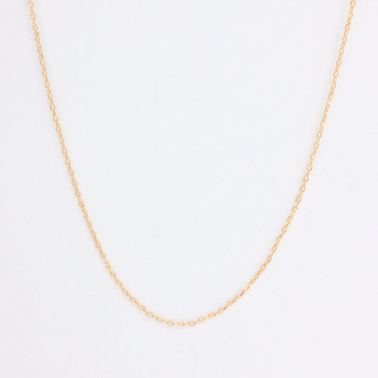 Adjustable Solid Gold Chain for Versatile Styling