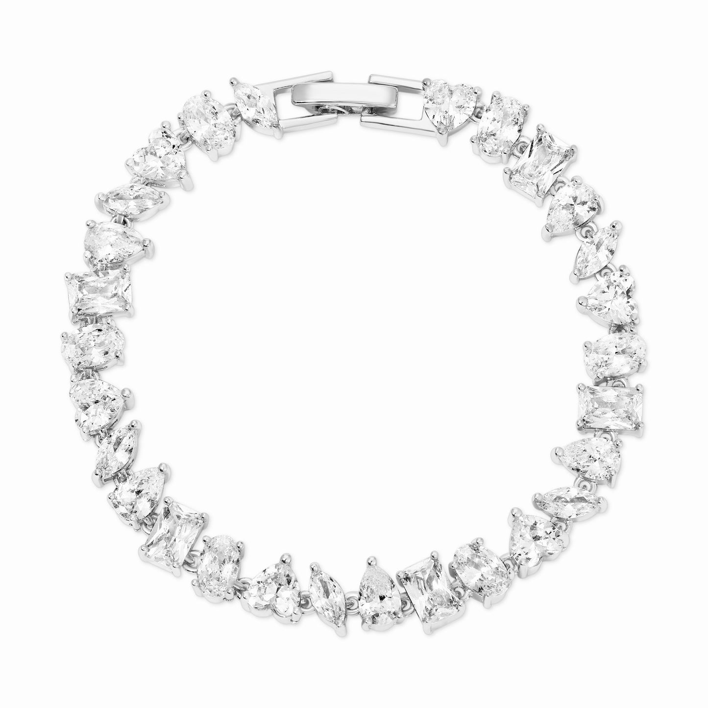 All-In-One Silver Bracelet for Versatile Style