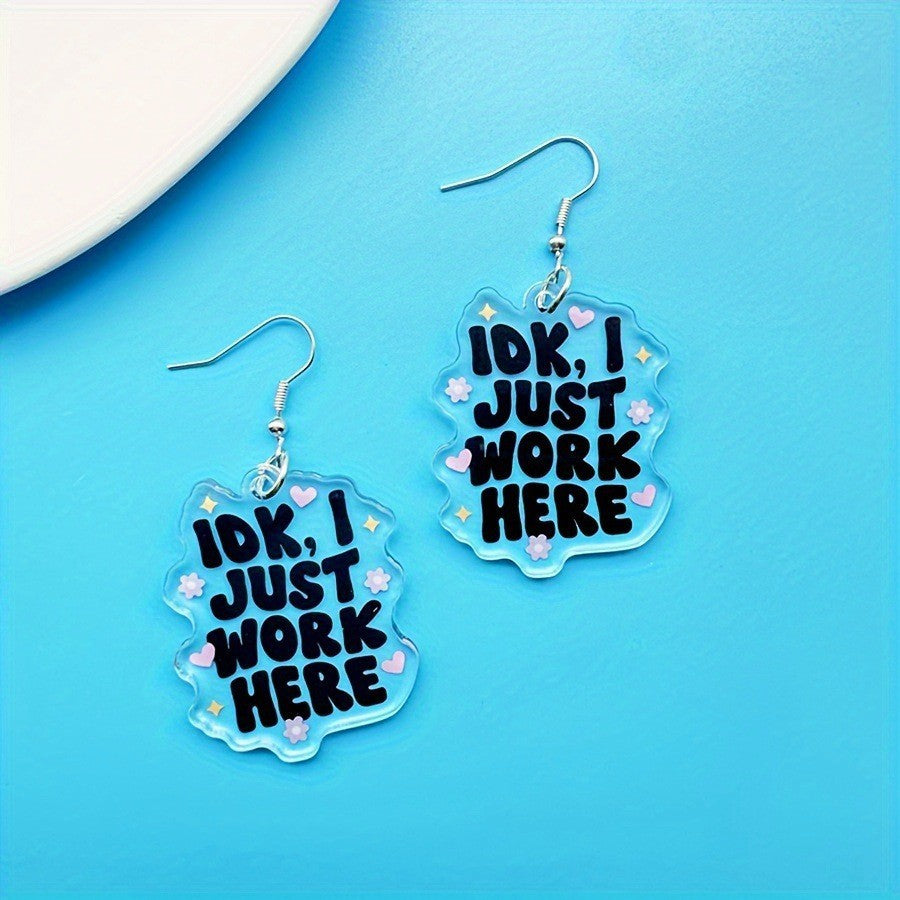 acrylic earrings