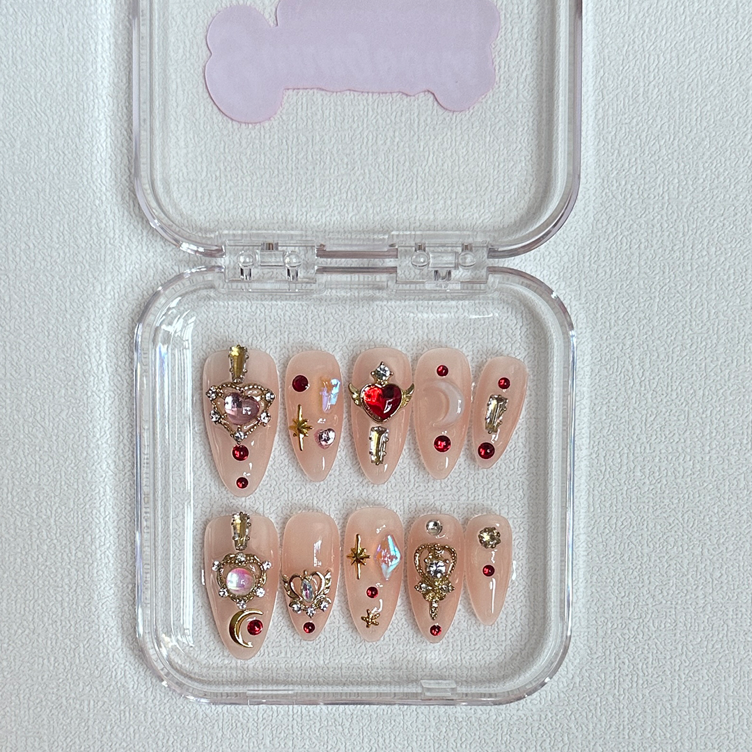 Pretty Cure Almond nails-YL003