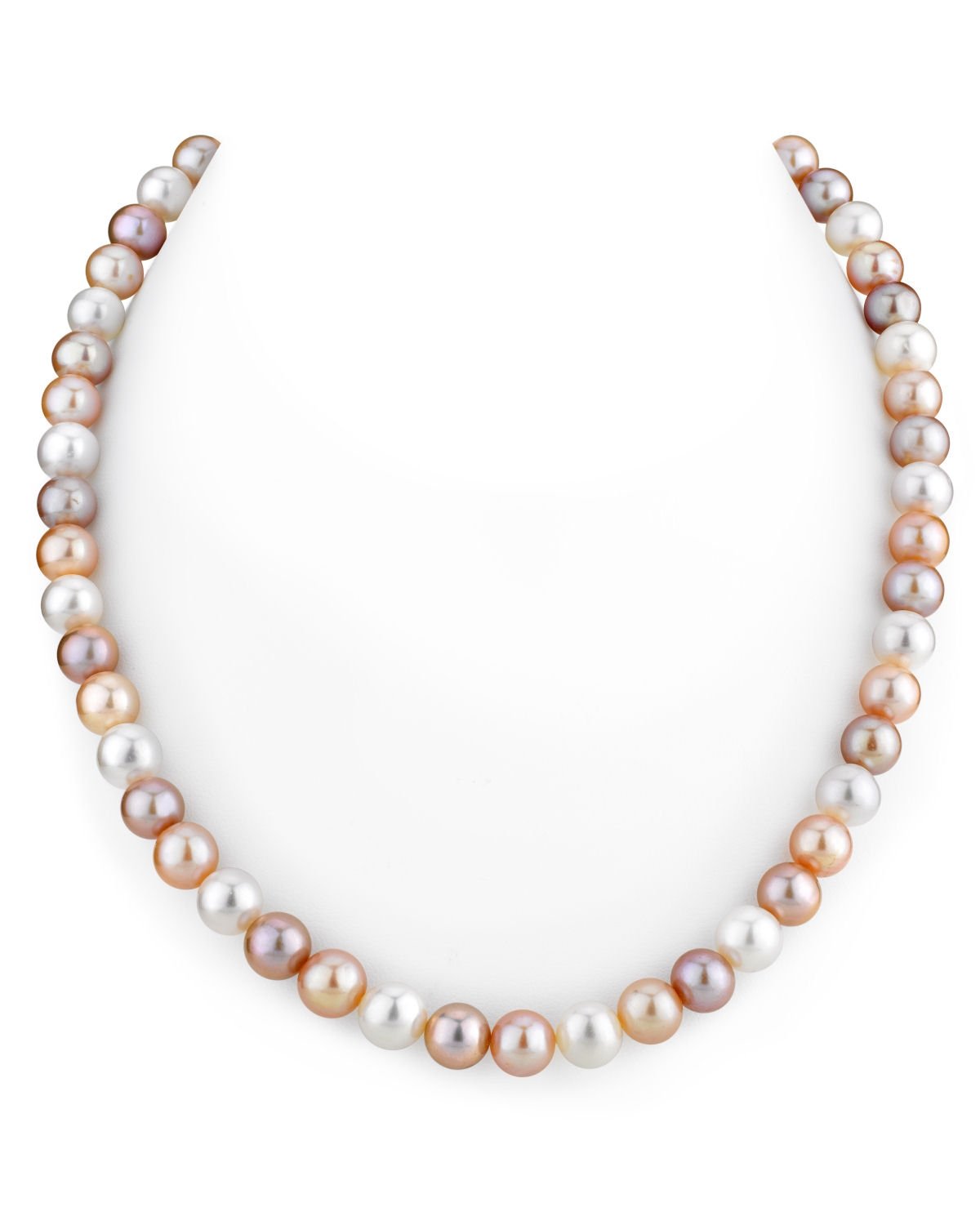 7.0-7.5mm Freshwater Multicolor Pearl Necklace - AAA Quality