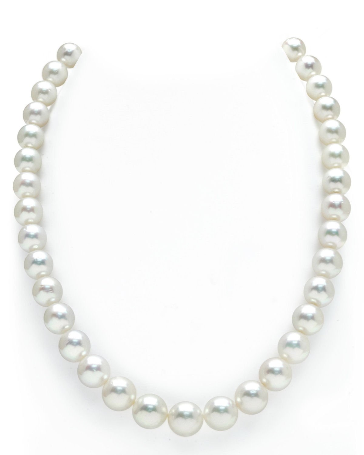 White South Sea Pearl Necklace, 9.0-11.0mm - AAA/GEM Quality