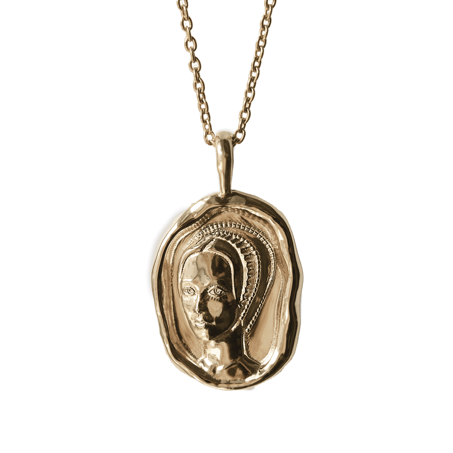 Molten Gold Pendant Necklace for Elegant Style 1