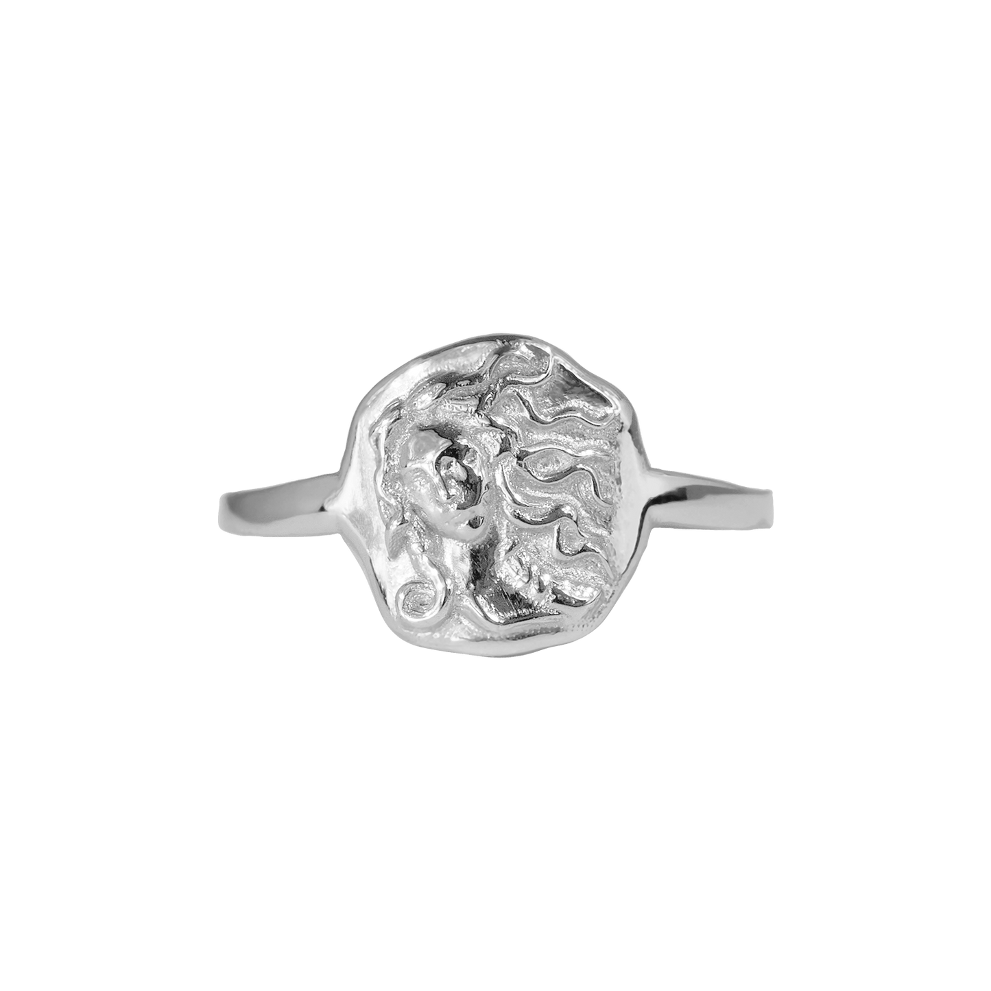 Molten Design Silver Ring for Women 1