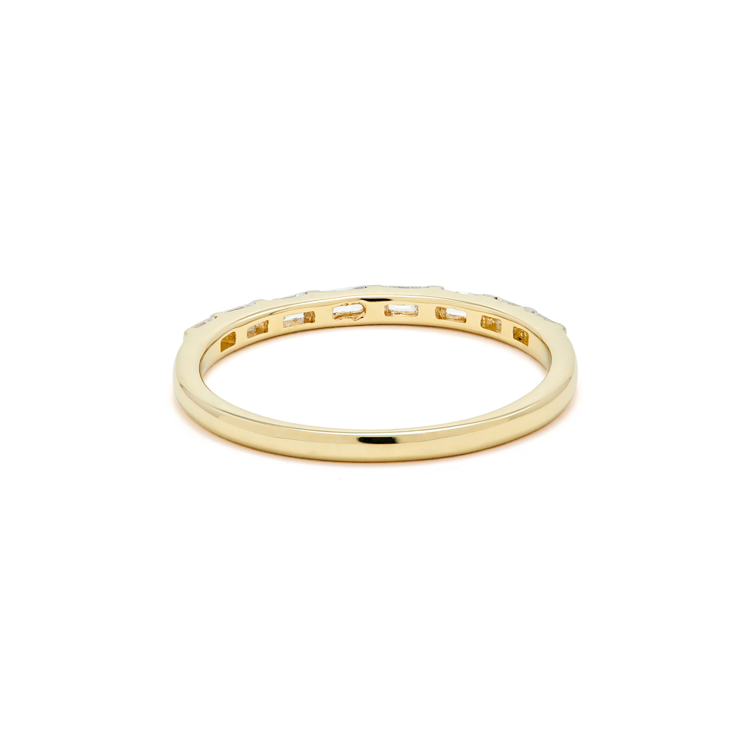 Stylish Baguette Eternity Band Ring