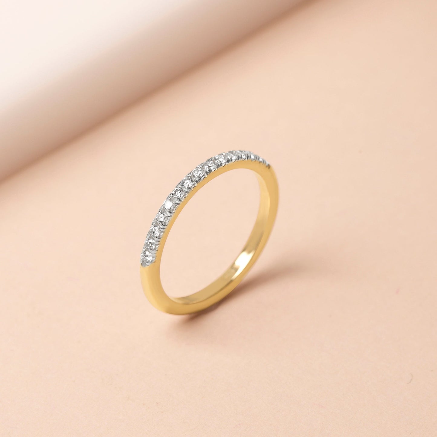 Bold Pave White Diamond Ring Band