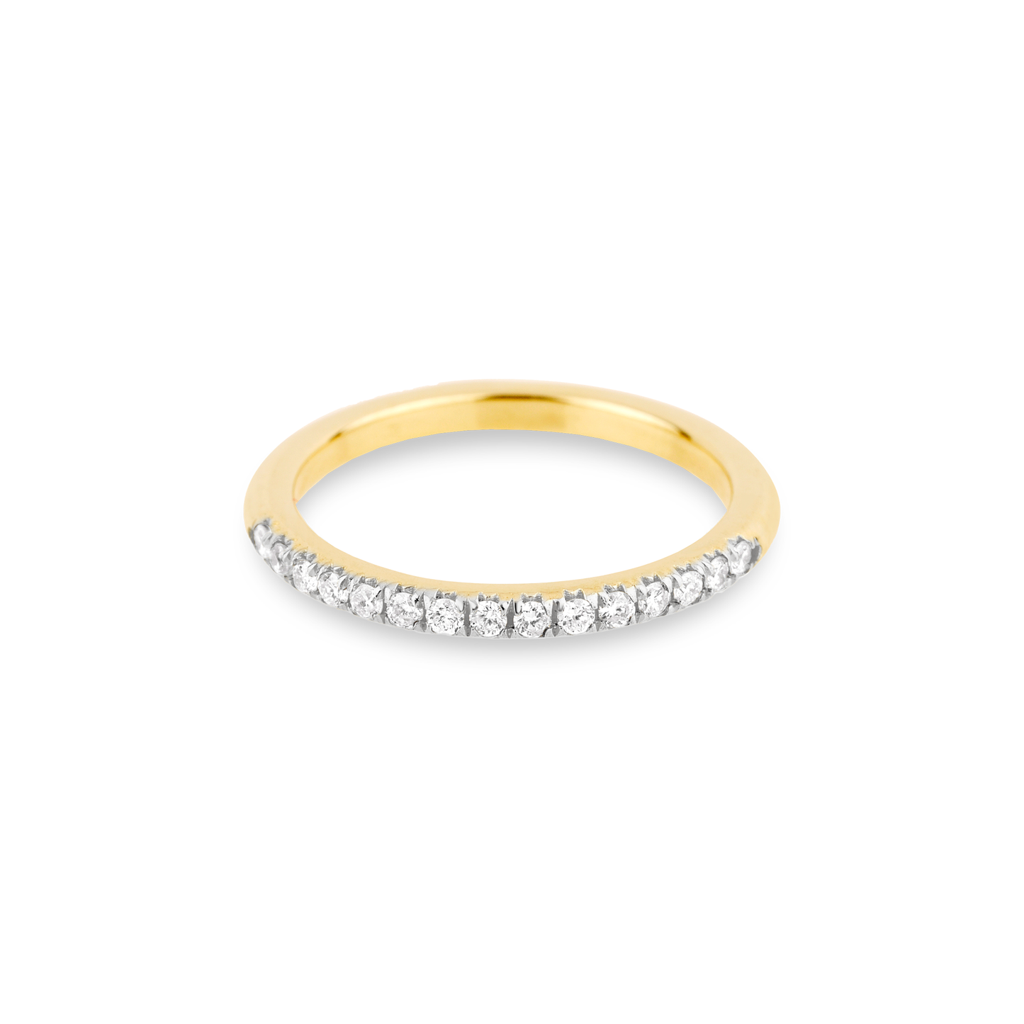 Bold Pave White Diamond Ring Band