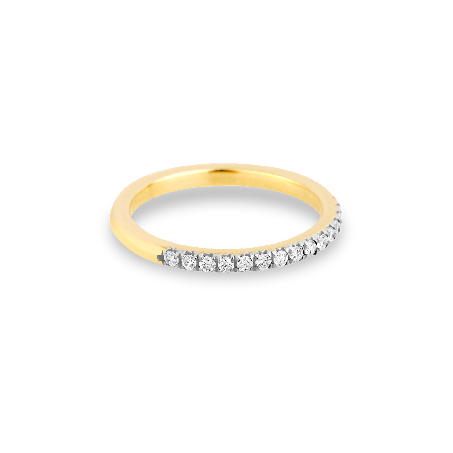 Bold Pave White Diamond Ring Band