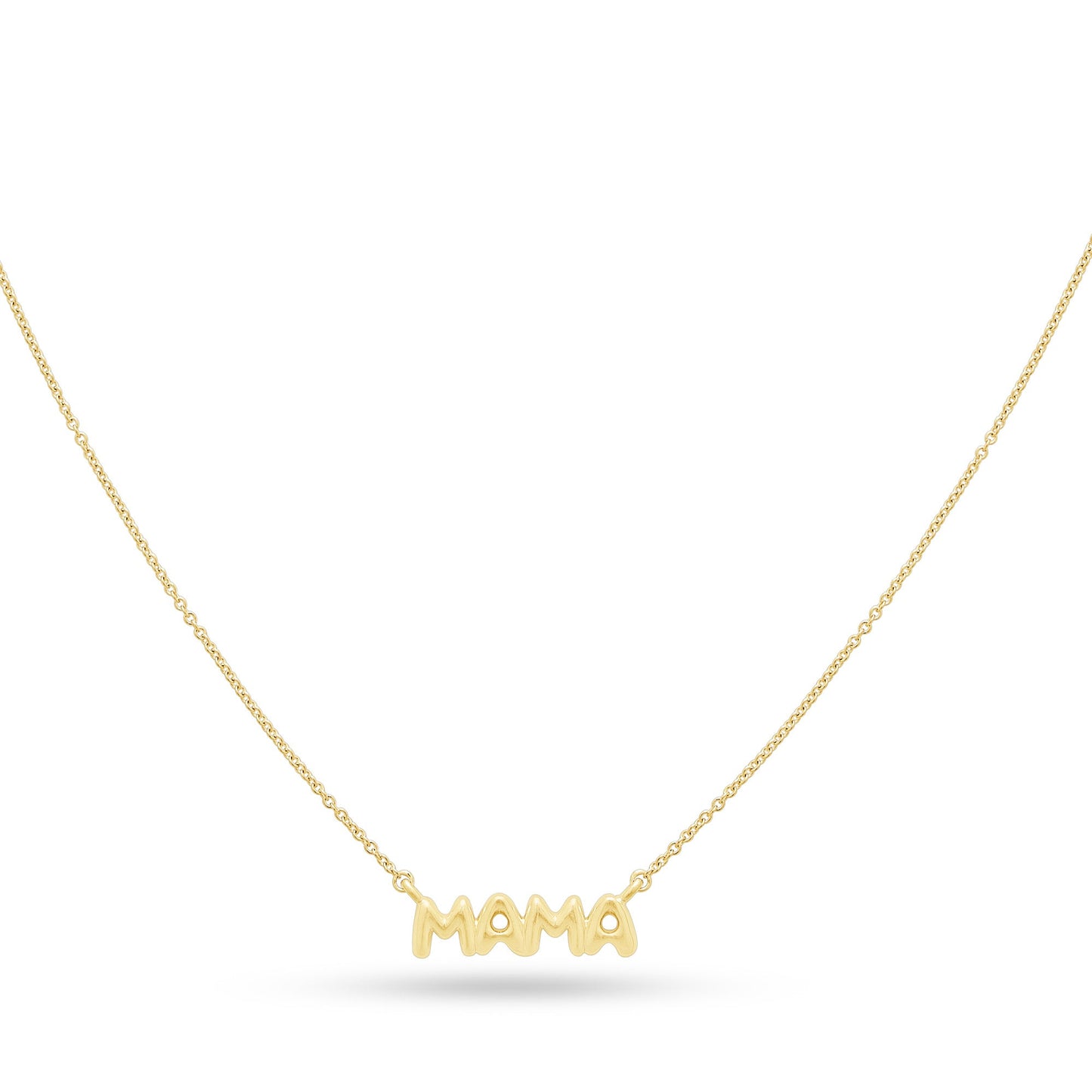 Love Necklace in 10K Yellow Gold with Adjustable Length