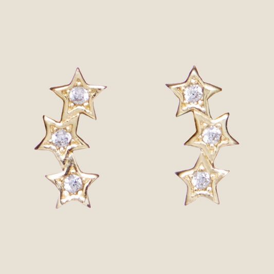 Starry Constellation Stud Earrings Design