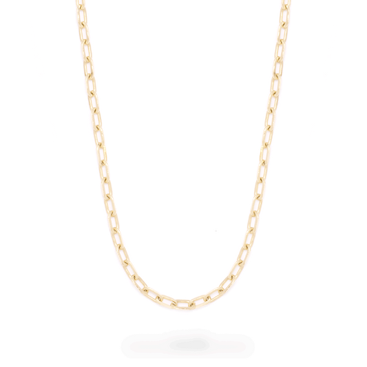 Delicate 24 Inch Paperclip Necklace