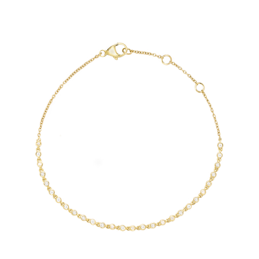 Delicate Tennis Bracelet in Elegant Design