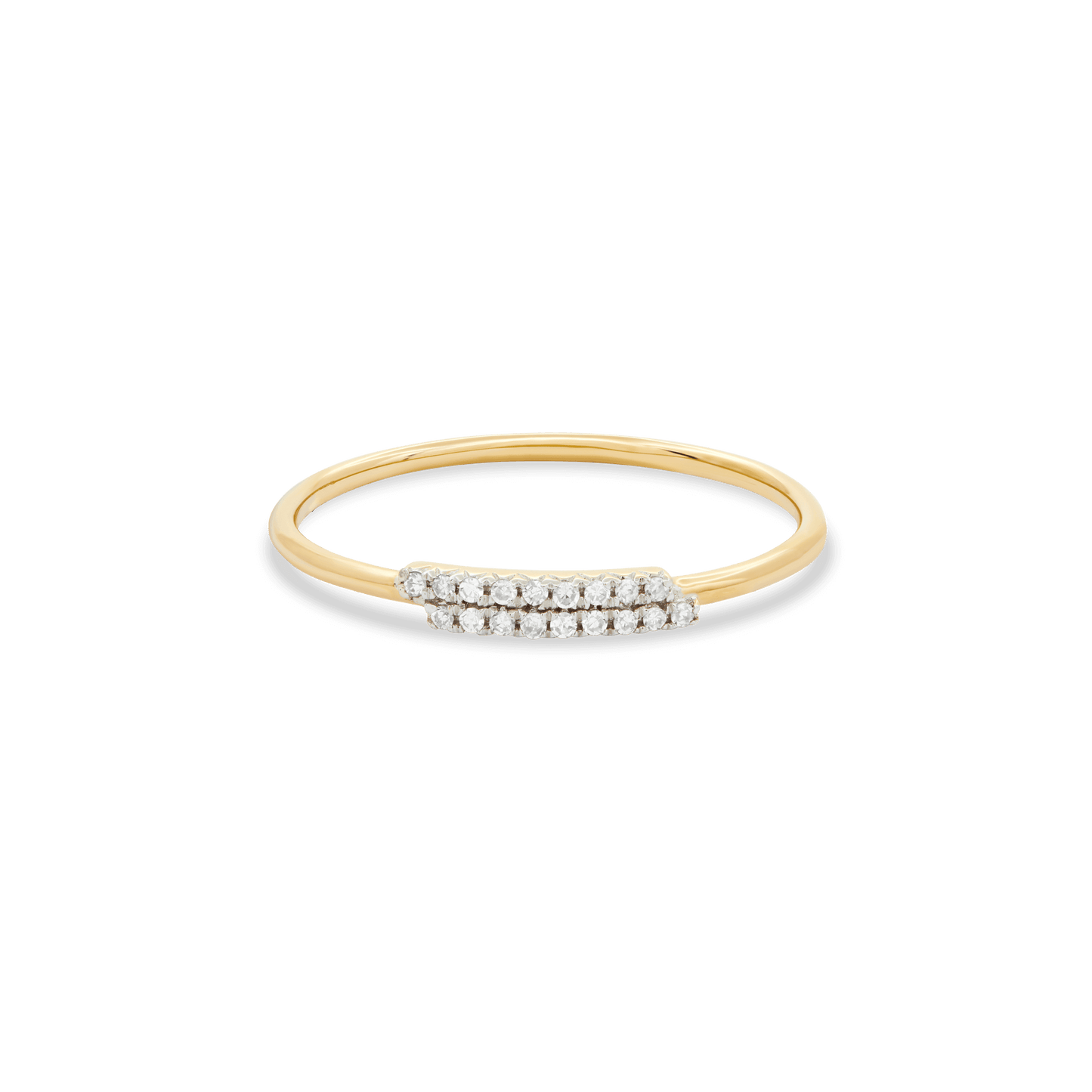 Elegant Double Time Diamond Ring Design