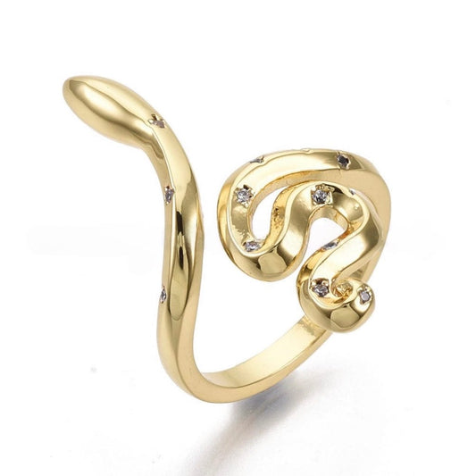 Starry Snake Ring