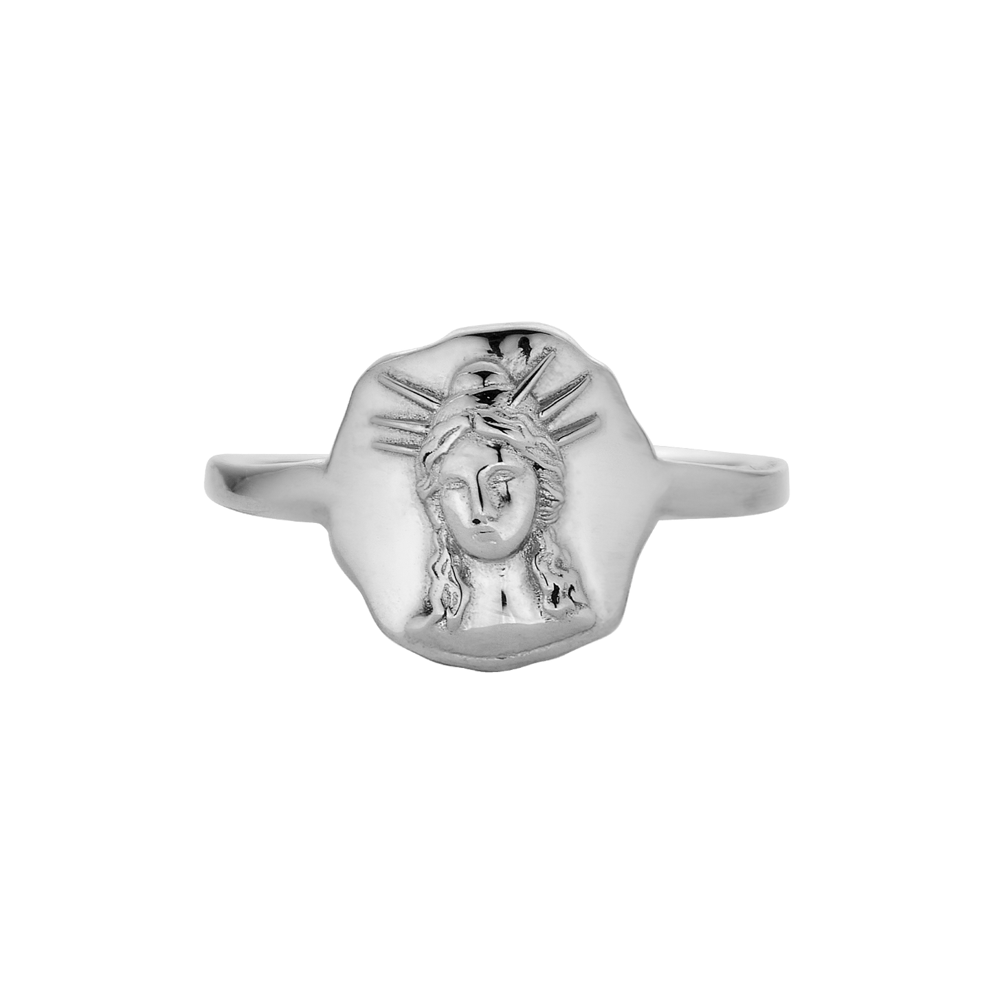 Molten Design Silver Ring for Women 2