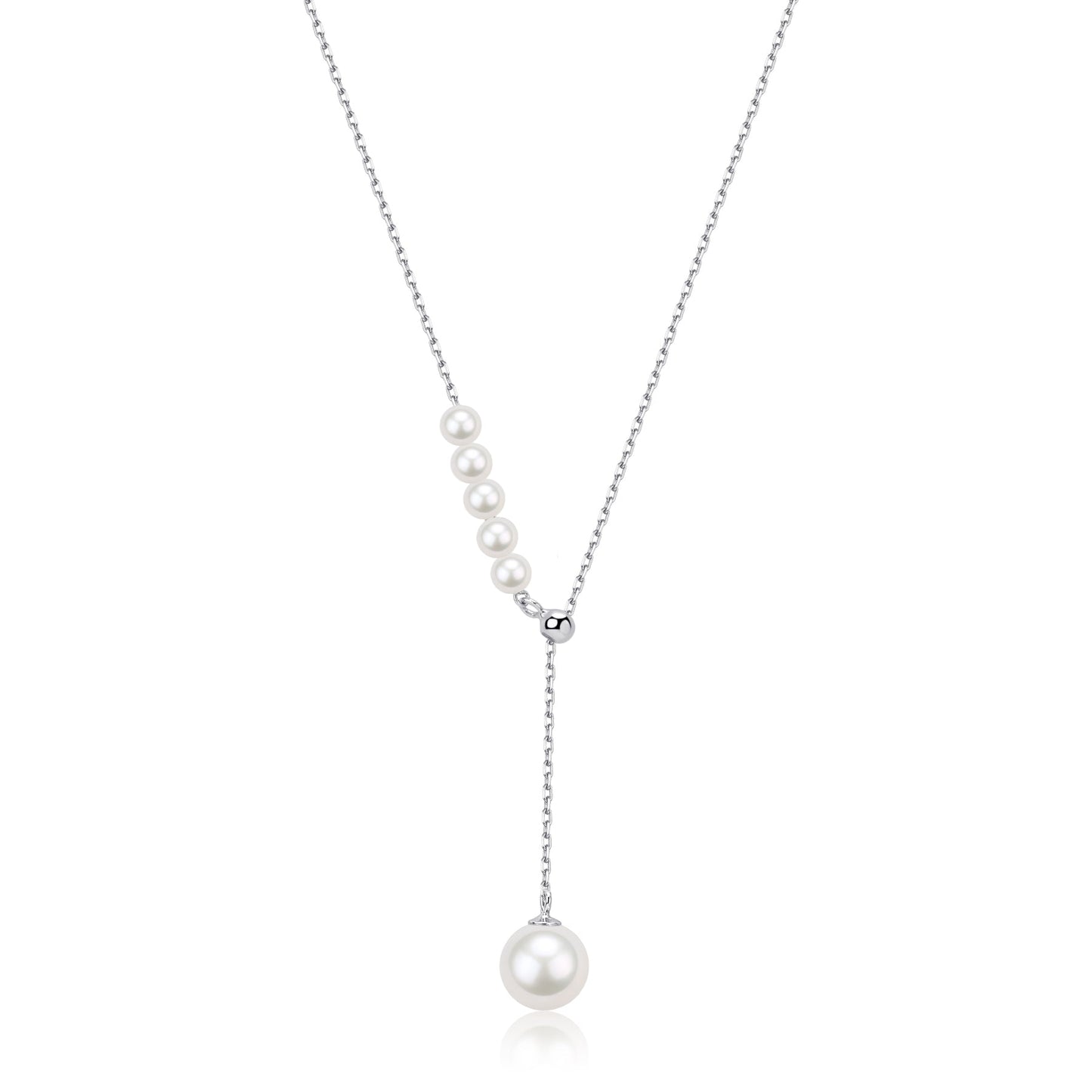 Y Shape Pearl Pendant Necklace Design