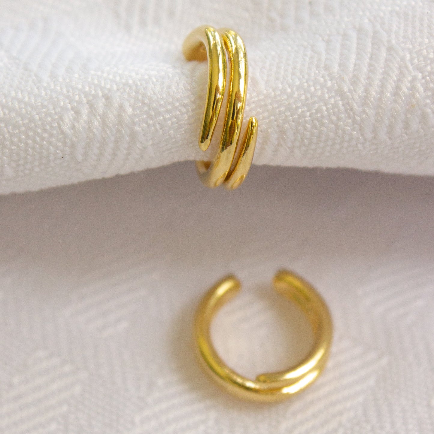 Gold Cuff Bracelets Set for Everyday Wear