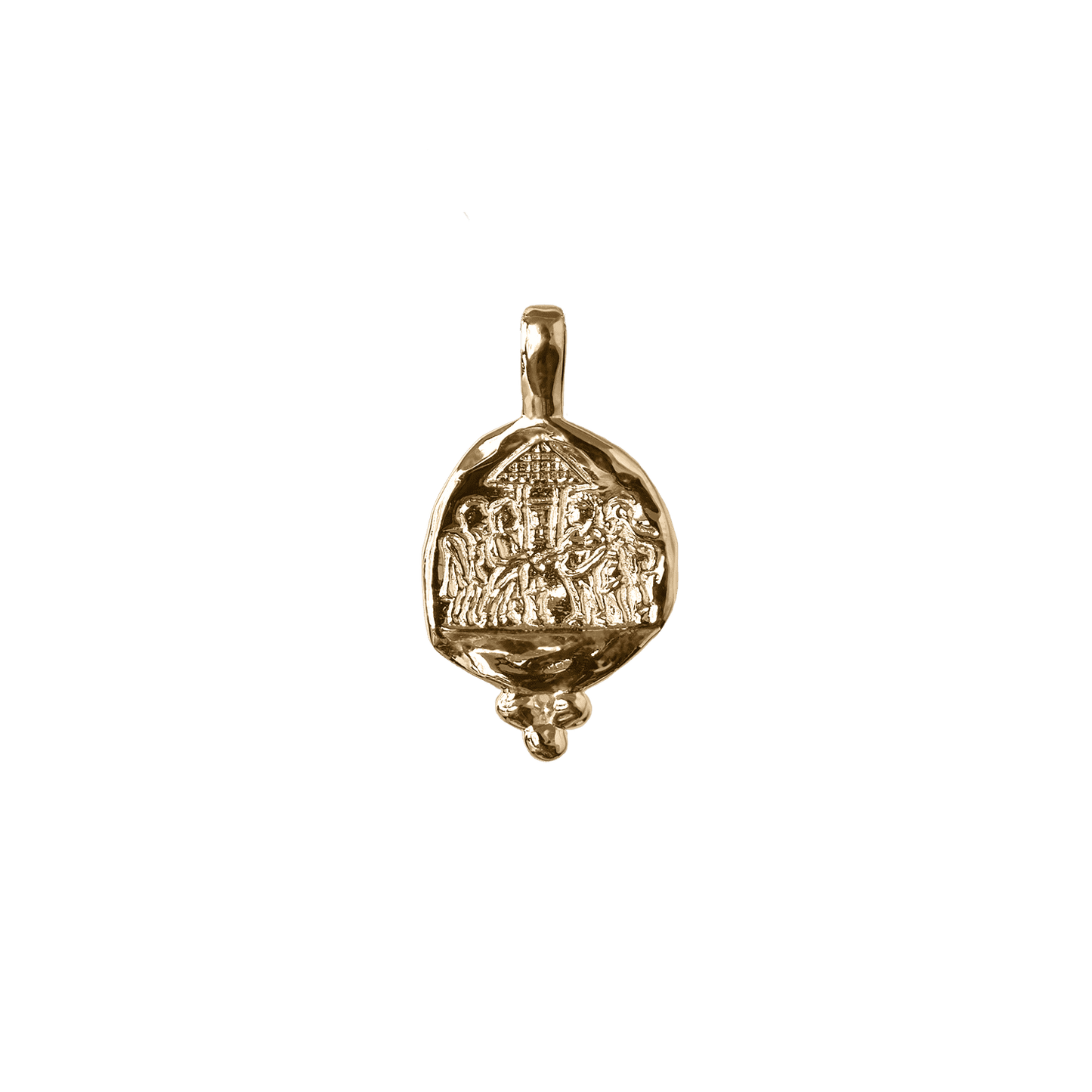 Temple Necklace Featuring Vestal Virgins Design