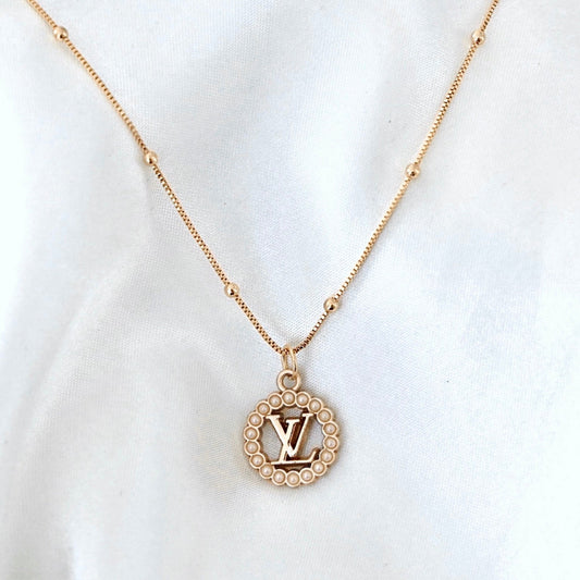 Pearl Halo Pendant Necklace