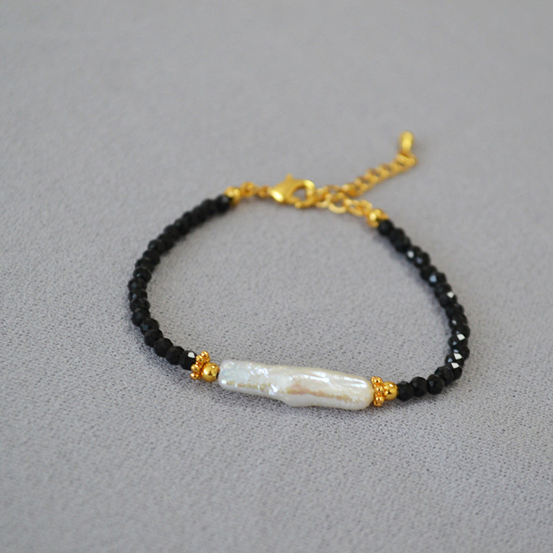 Black Obsidian Necklace and Bracelet Set