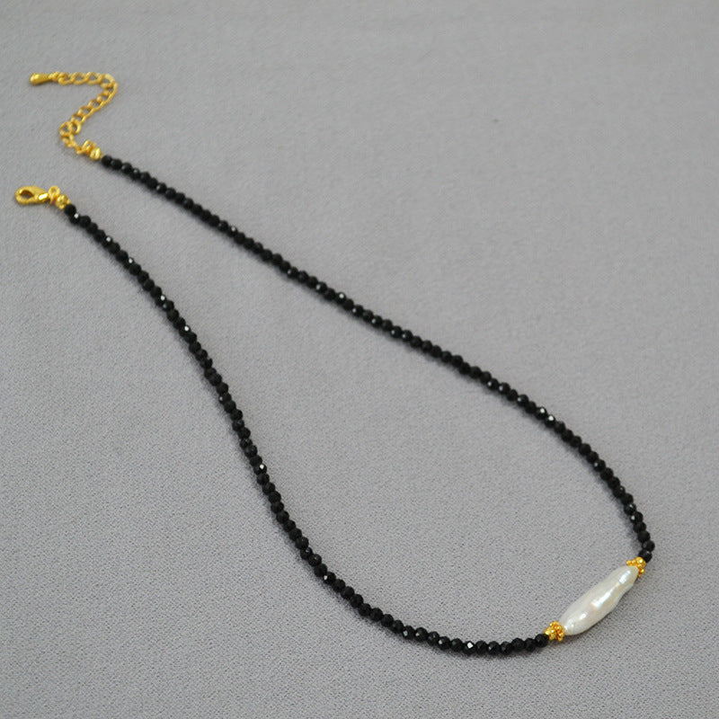 Black Obsidian Necklace and Bracelet Set