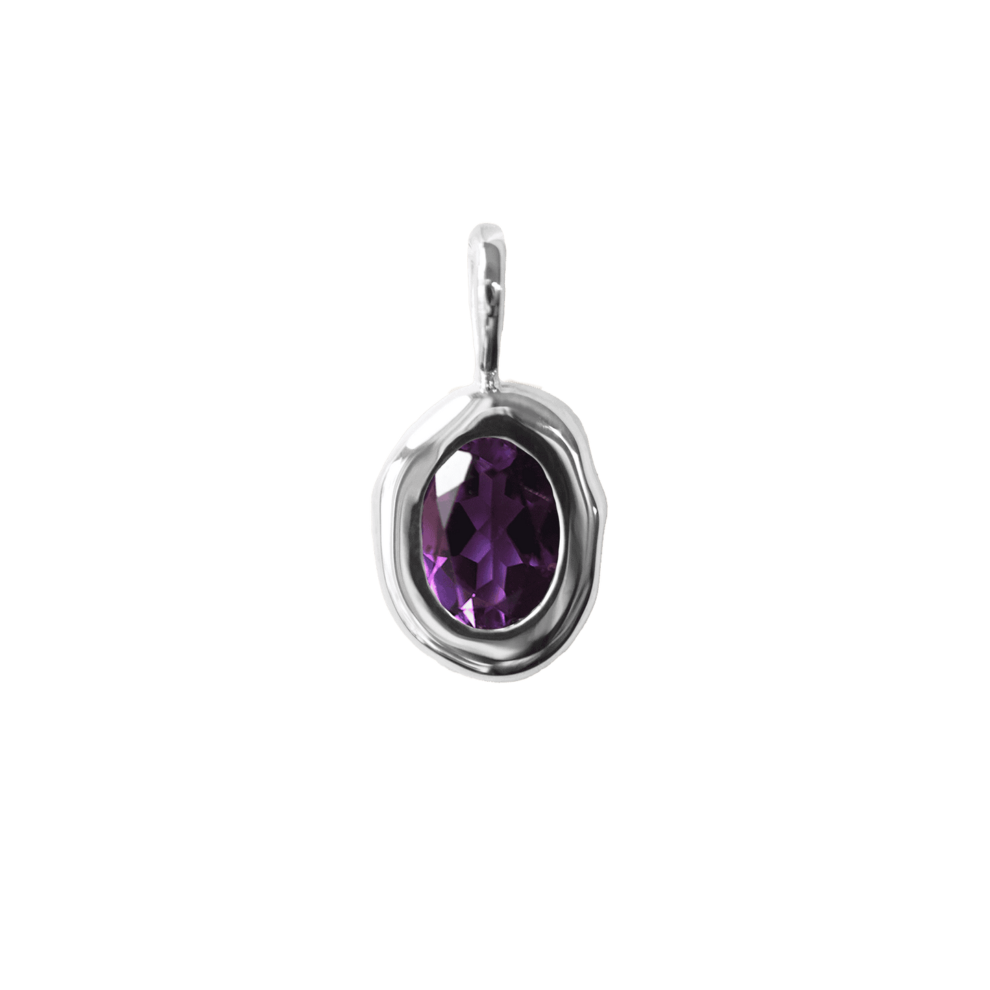 Amethyst Molten Heirloom Pendant Necklace