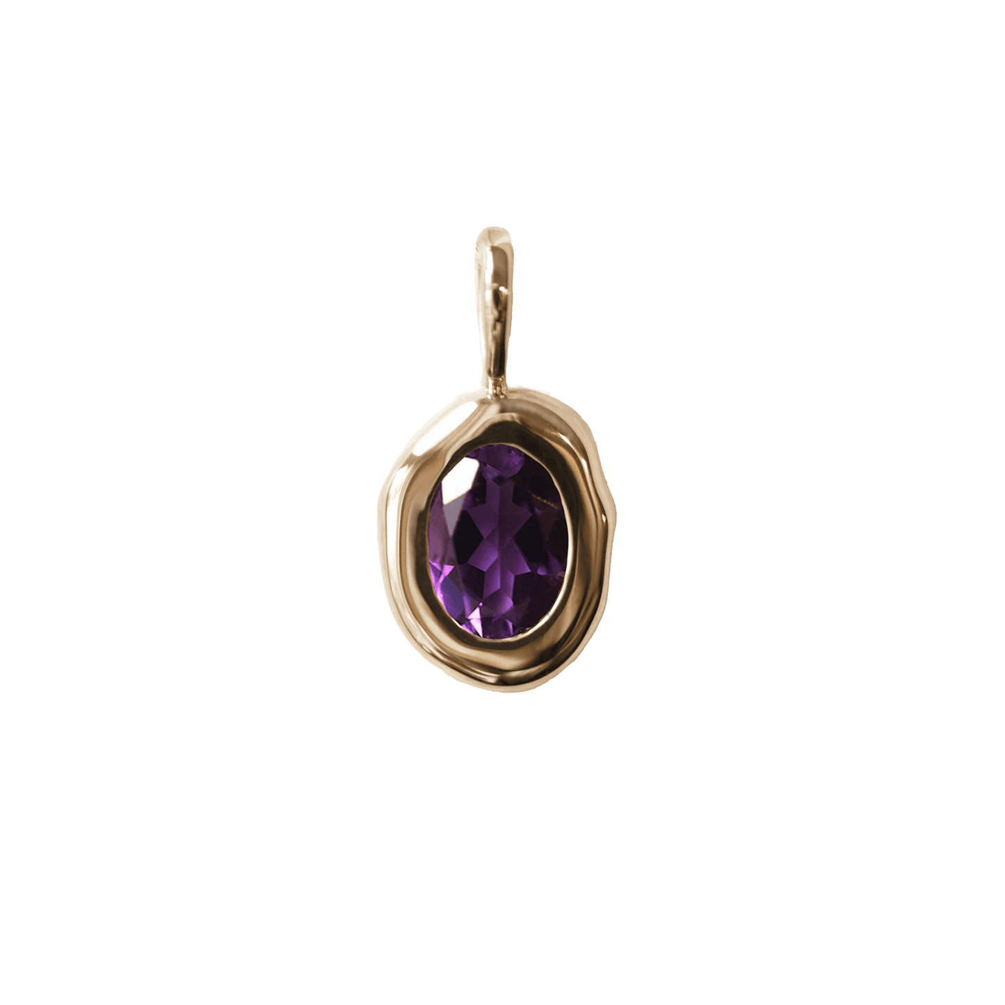 Amethyst Molten Heirloom Pendant Necklace