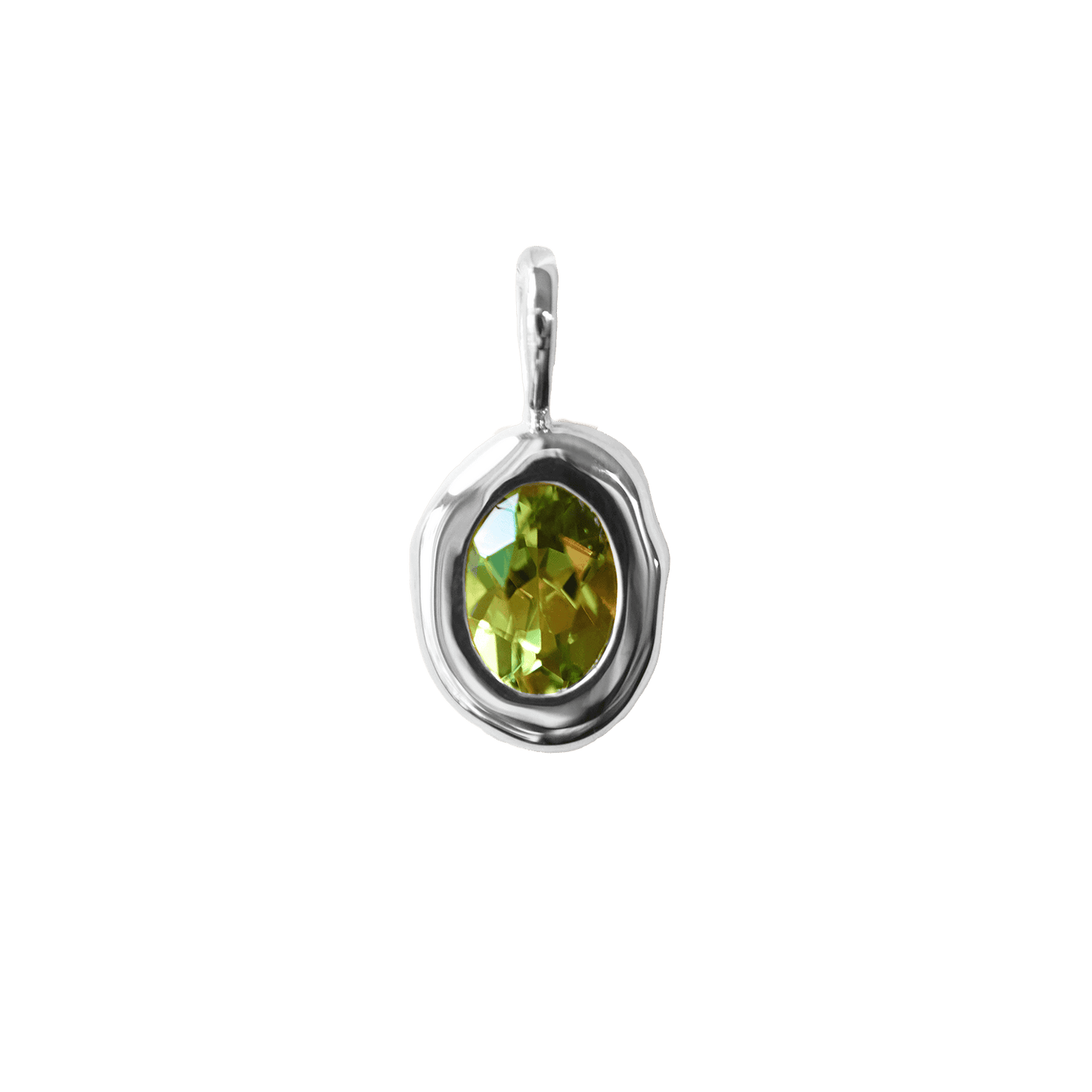 Peridot Molten Heirloom Pendant Necklace