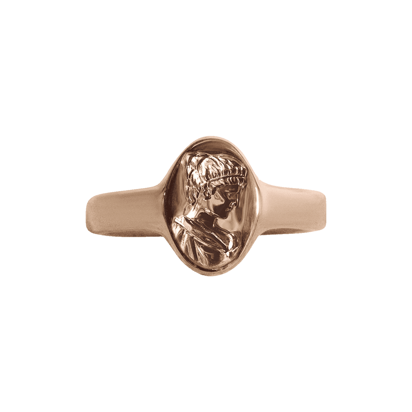 Solid Gold Signet Ring for Stylish Wear