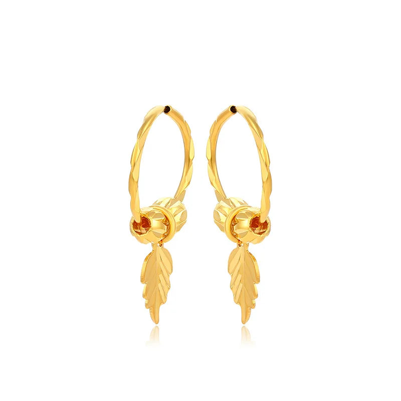 Elegant Gold Leaf Earrings for Any Occasion