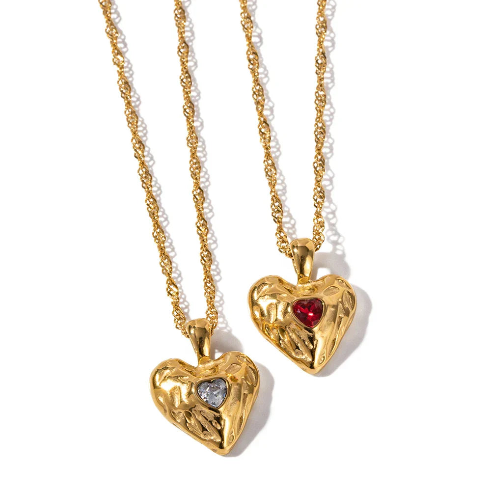 Heart Shaped Pendant Necklace for Everyday Wear