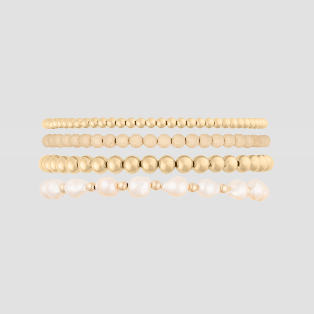 Baroque Pearl Stack Bracelet in Multiple Sizes