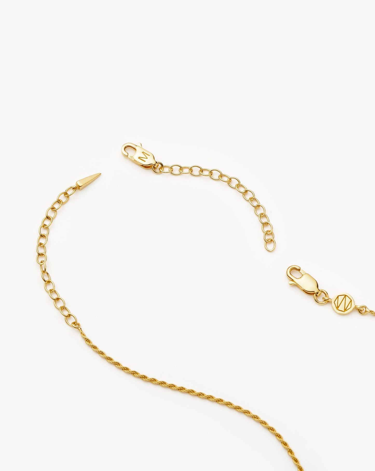 Adjustable Necklace Extender in 18k Gold Vermeil