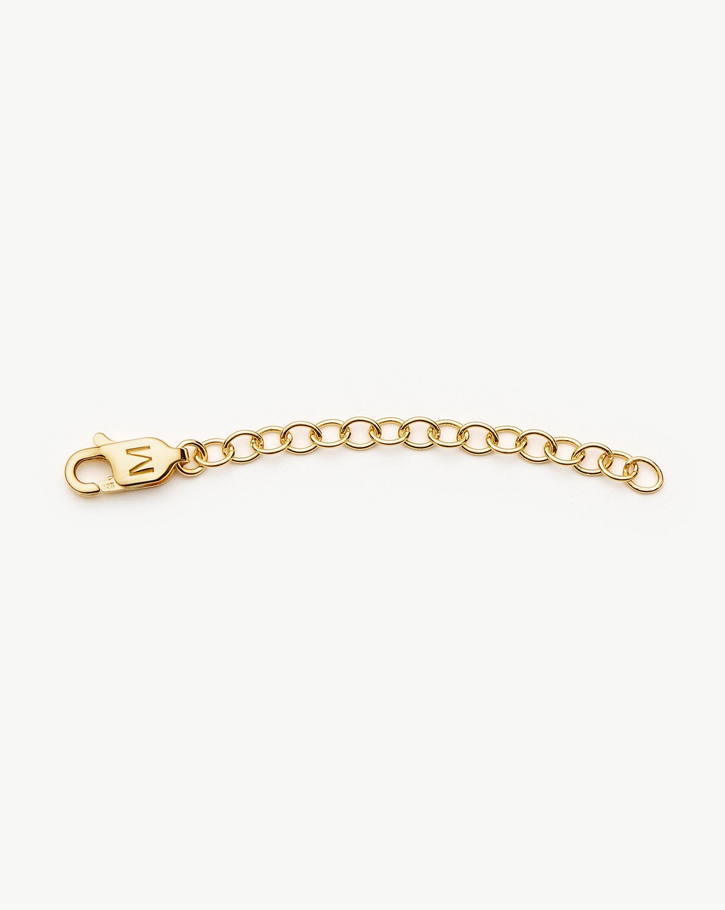 Adjustable Necklace Extender in 18k Gold Vermeil