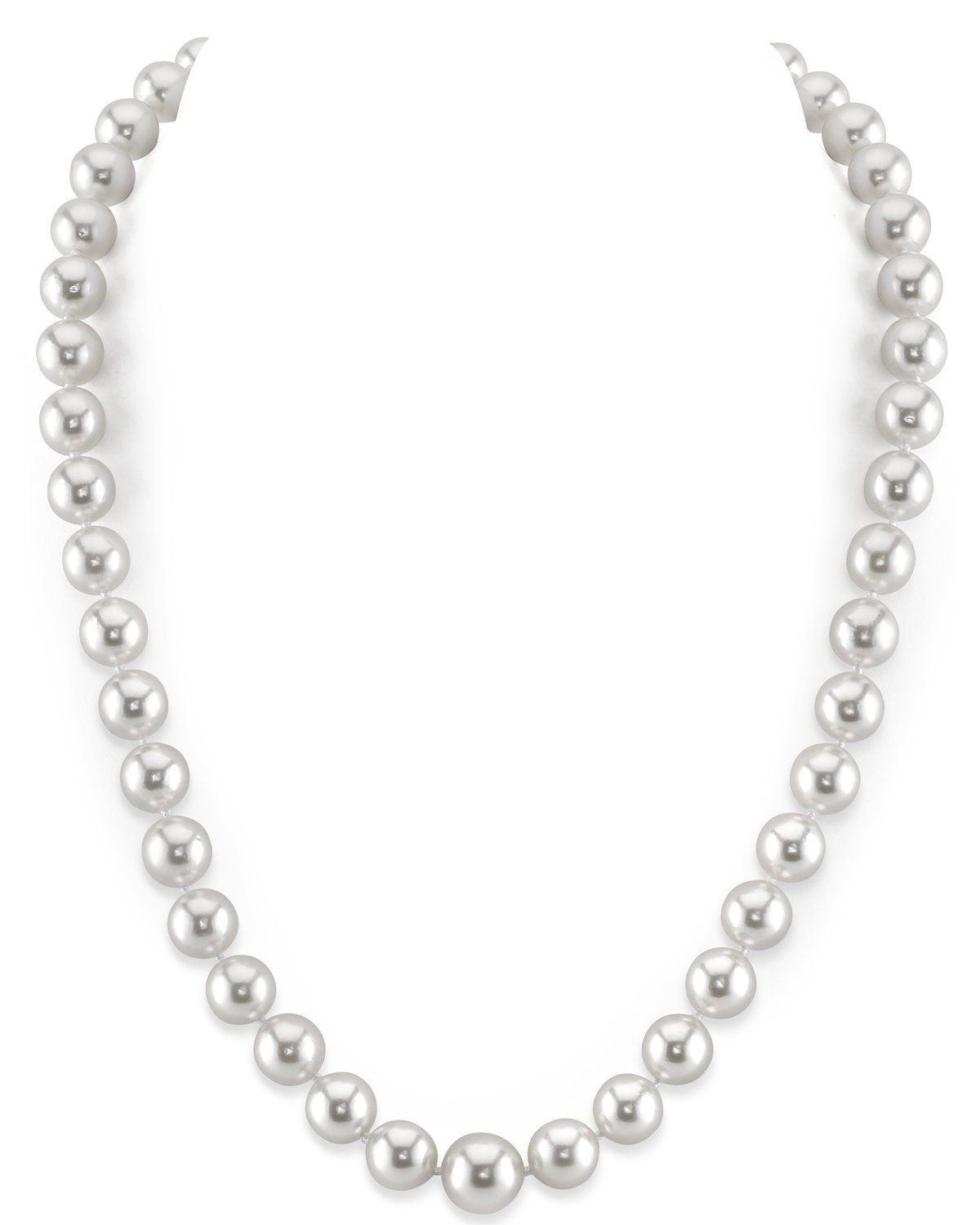 White South Sea Pearl Necklace, 8.0-10.0mm - AAA Quality