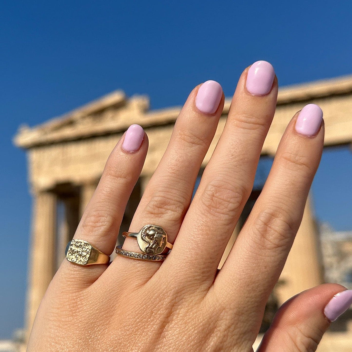 Molten Silver Ring in Unique Style