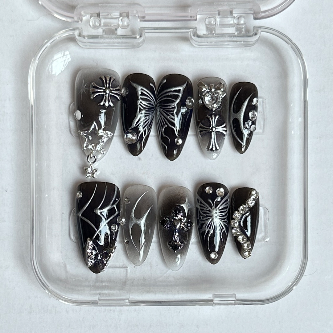 Flash Silver Butterfly-XHS042