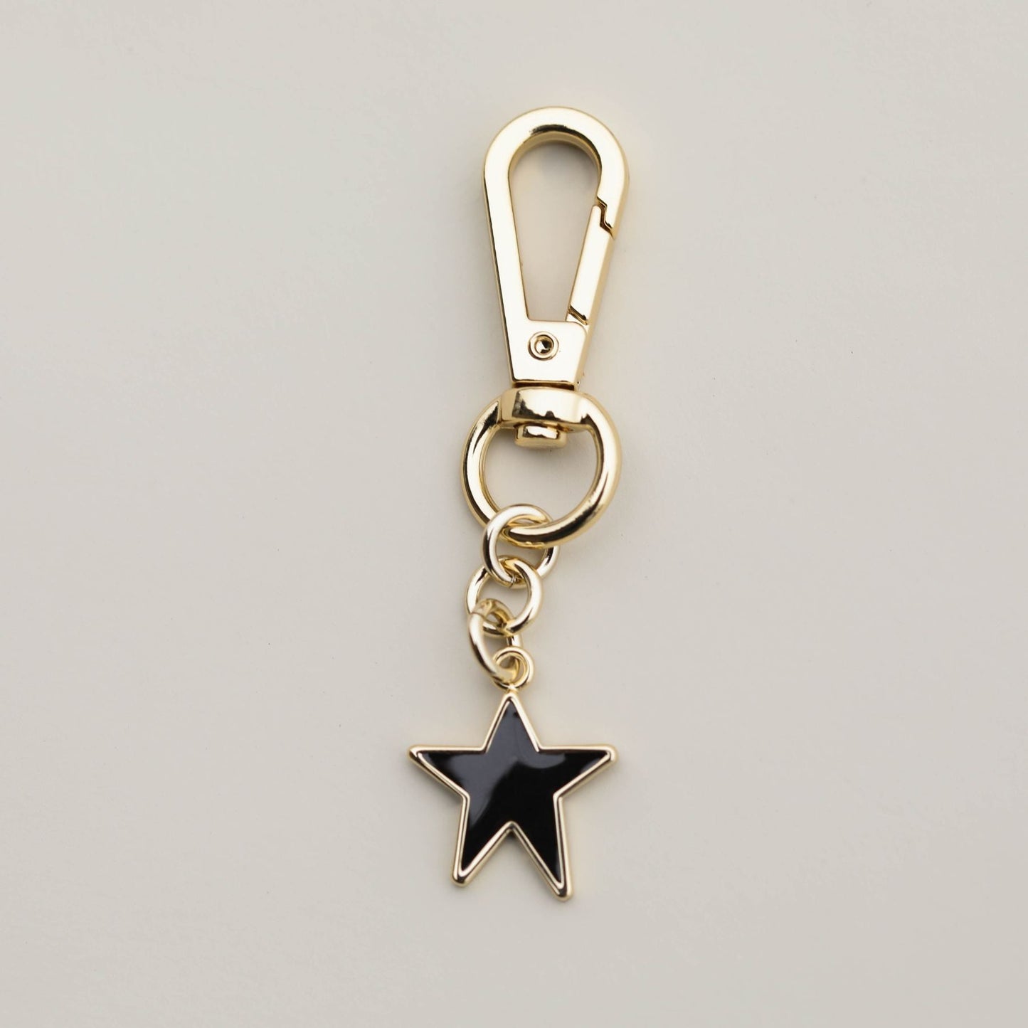 Black Star Bag Charm Accessory