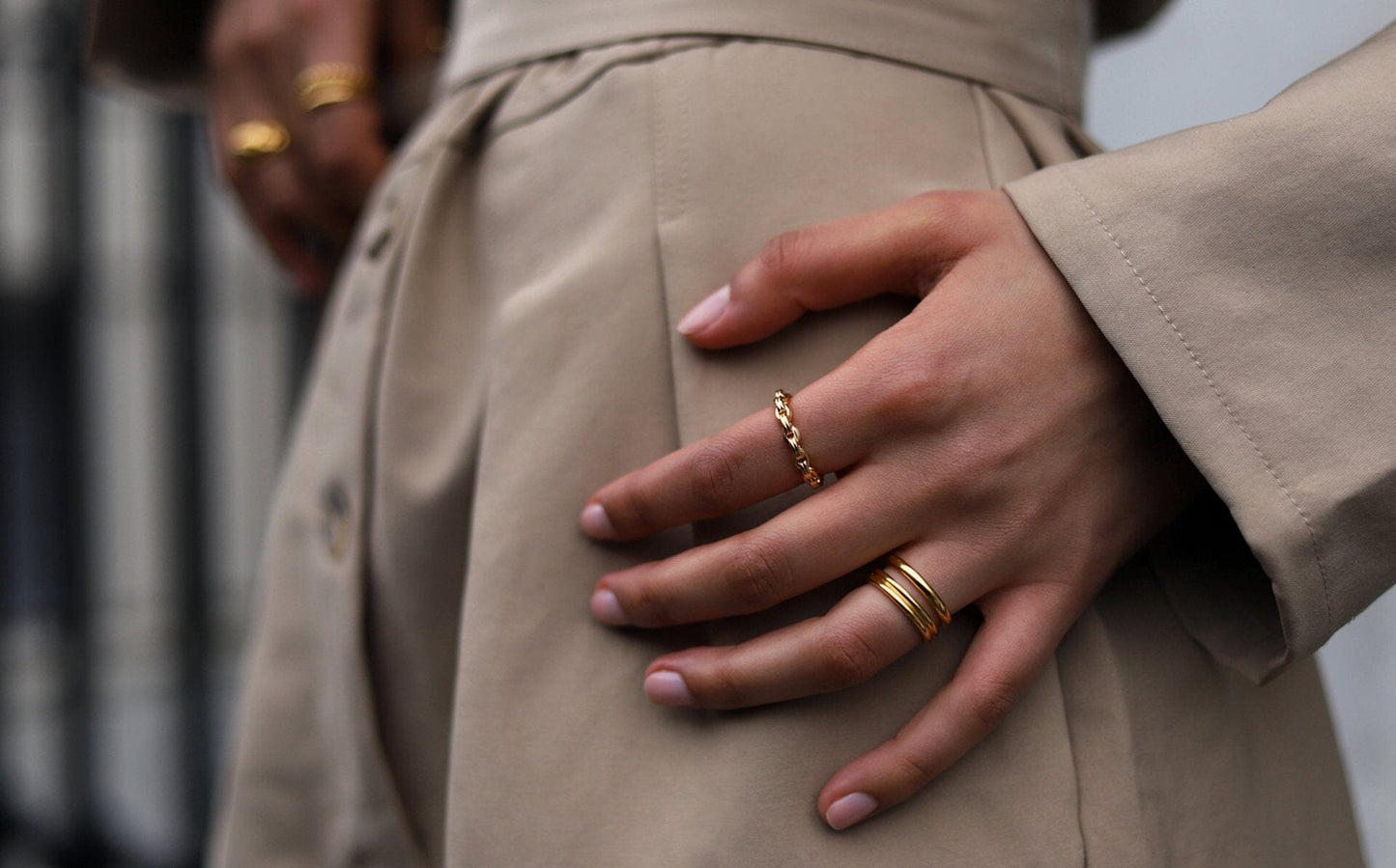 18k Gold Vermeil Stacking Ring Design