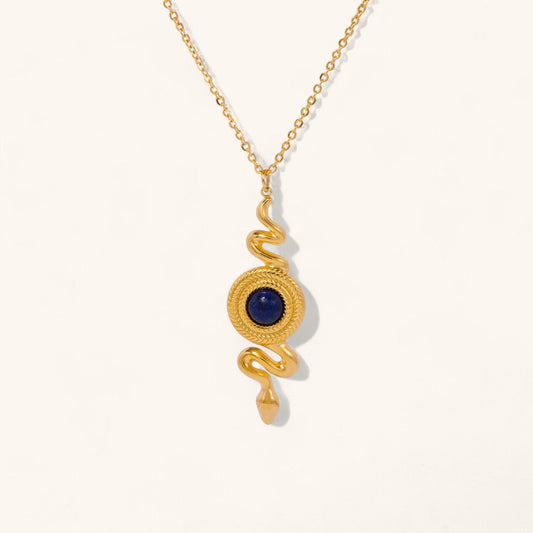 Snake Design Pendant Necklace